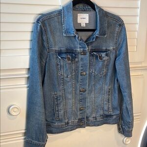 Old Navy Blue Jean Jacket Classic Cropped Style